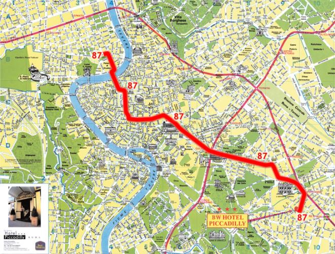 carte de rome
