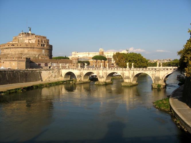 Castel Sant'Angelo a due passi dal BW Hotel Piccadilly Roma.
